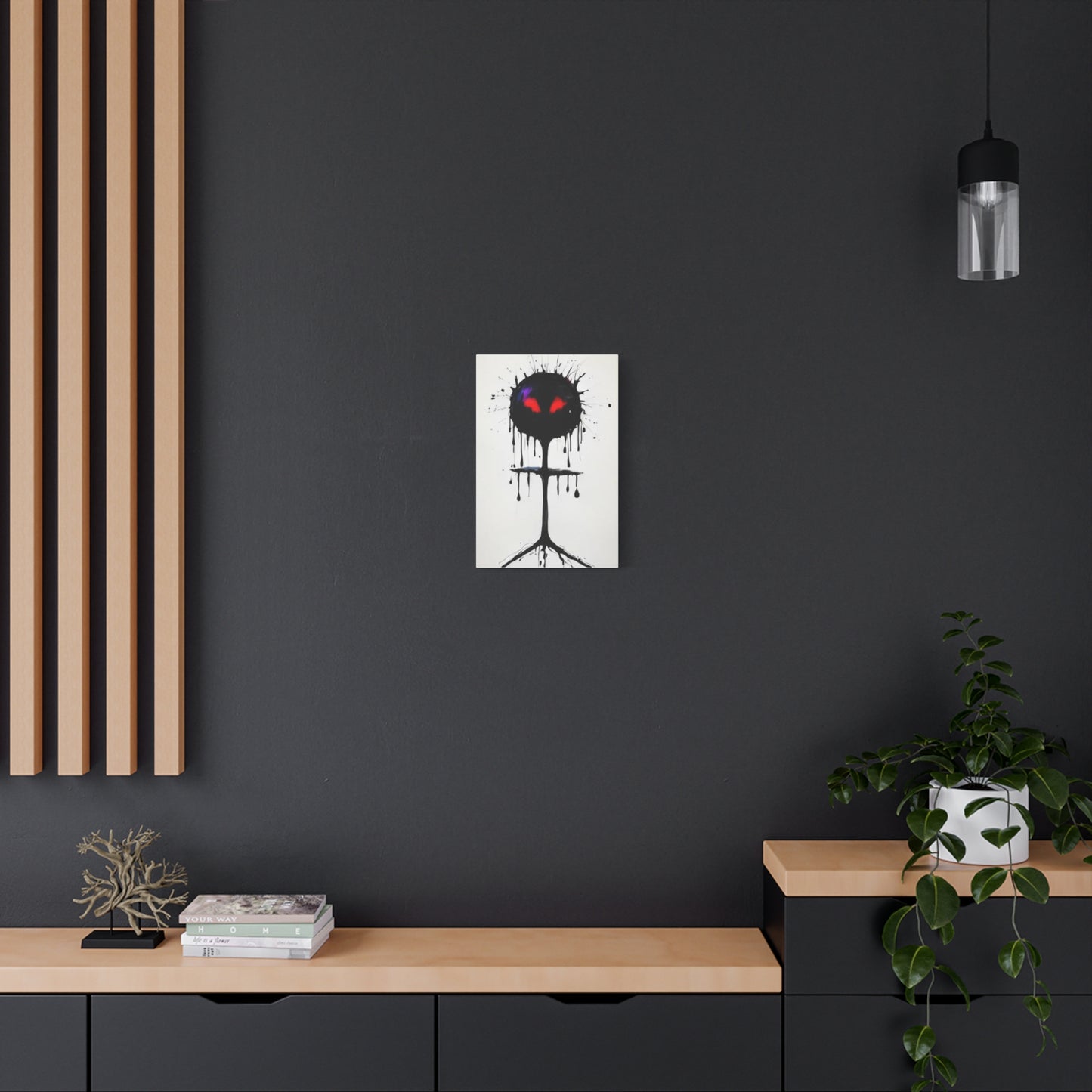 Wall Art Print - Creepy Stickman Figure