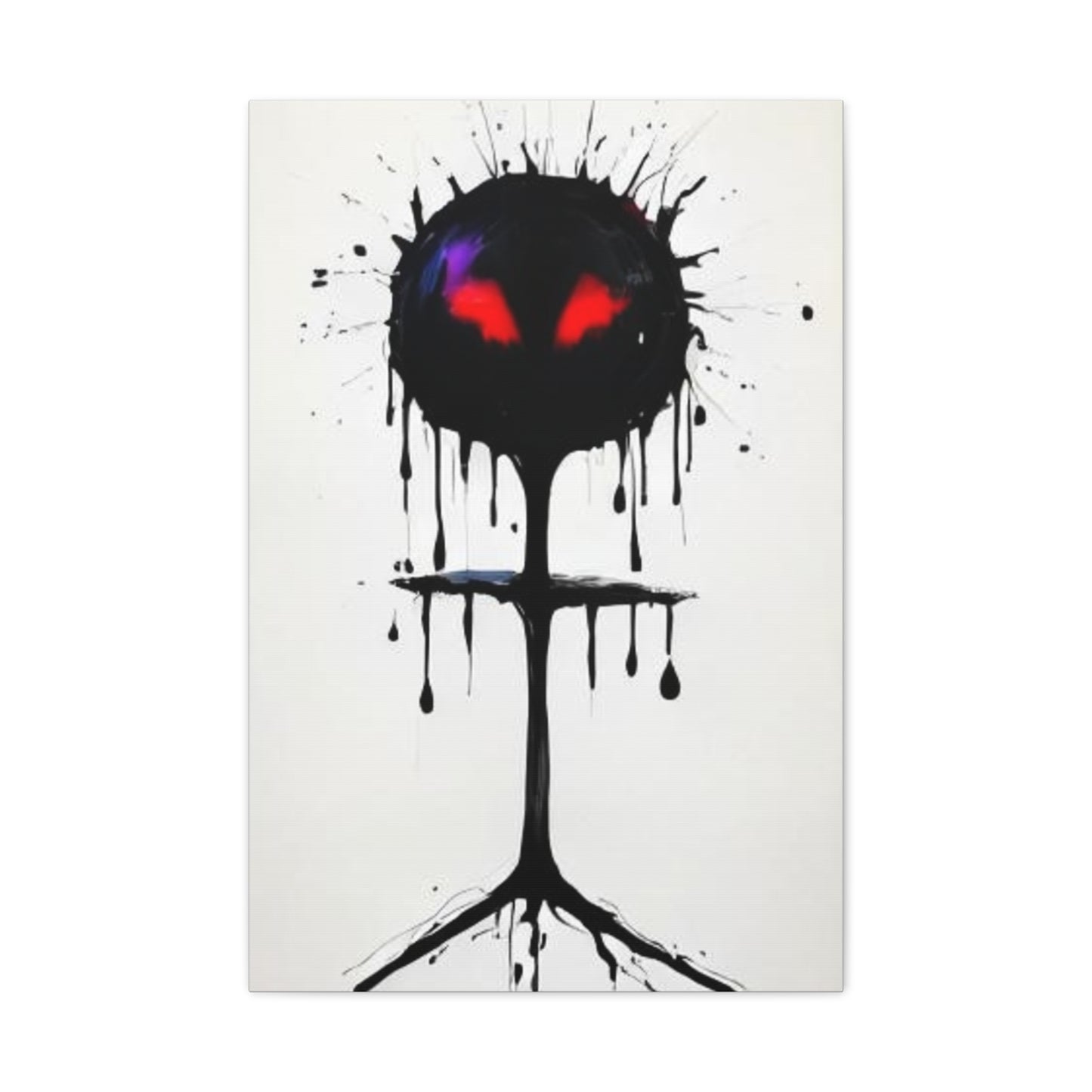 Wall Art Print - Creepy Stickman Figure