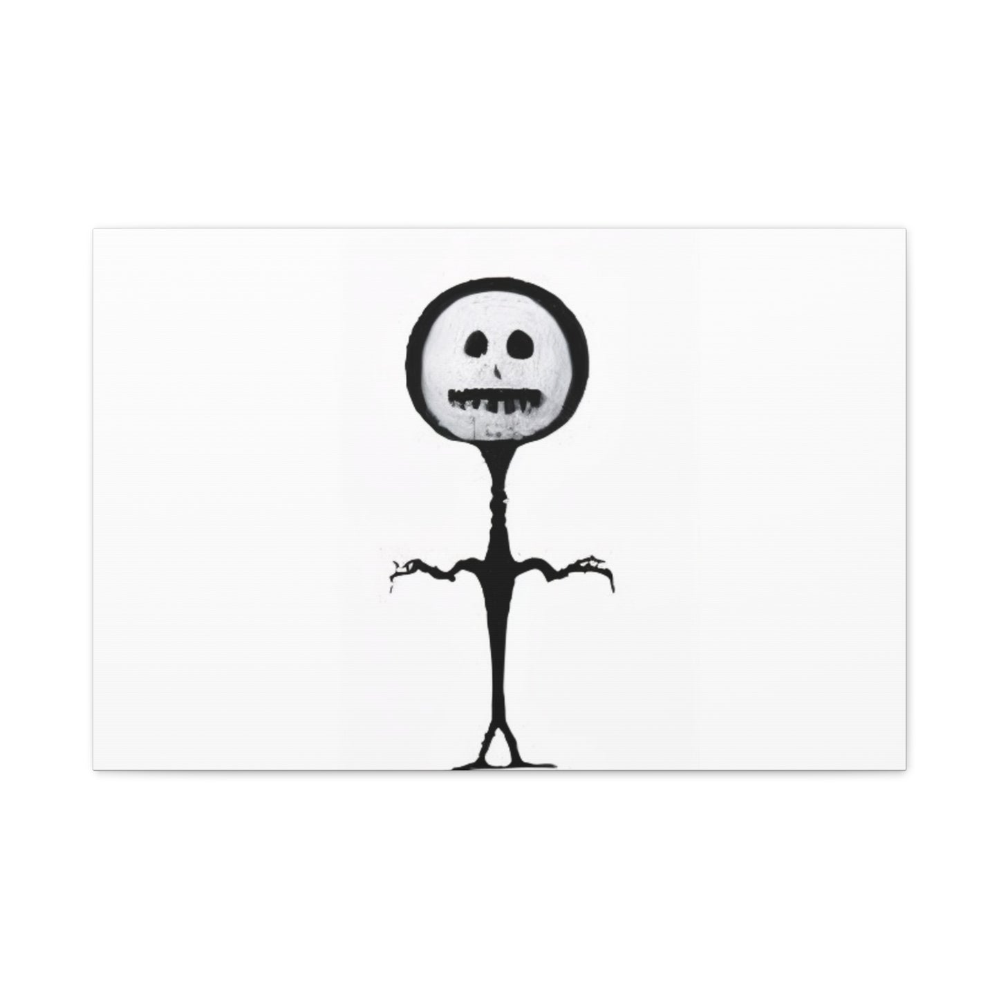 "Slender Stickman" Canvas