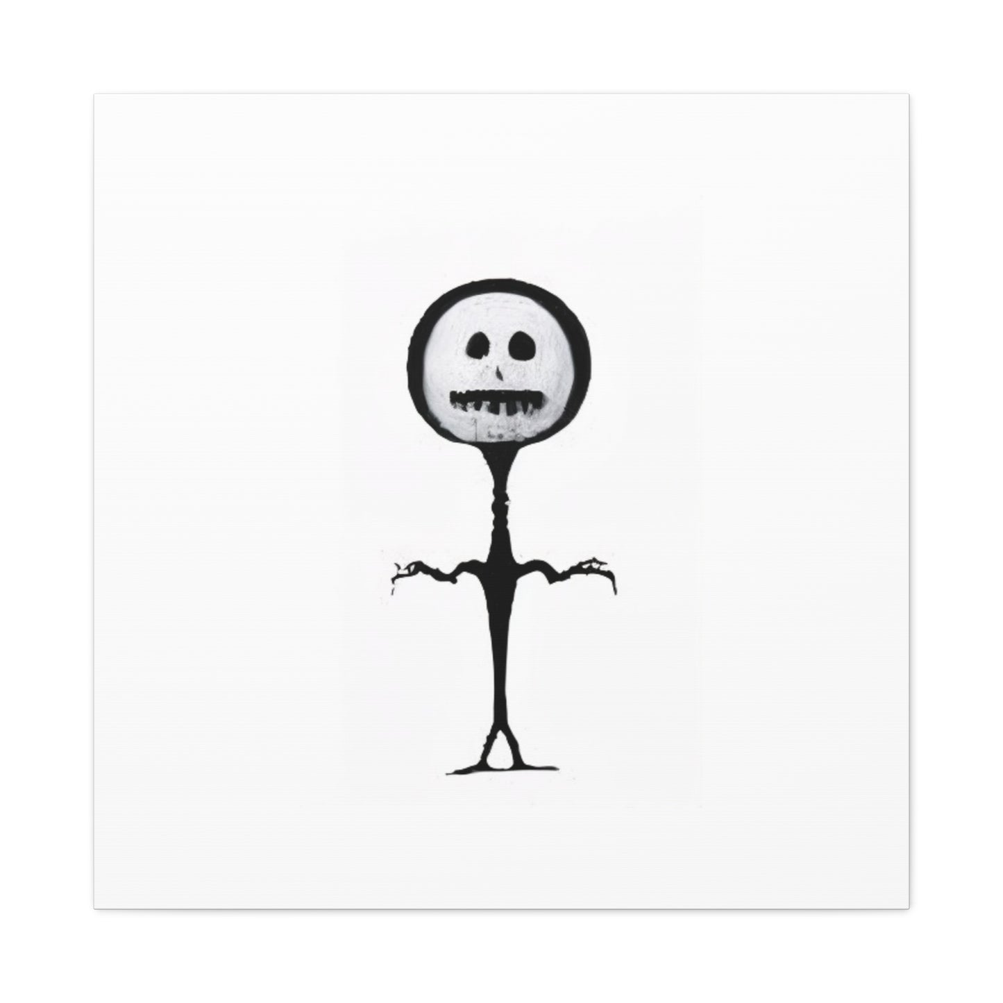 "Slender Stickman" Canvas