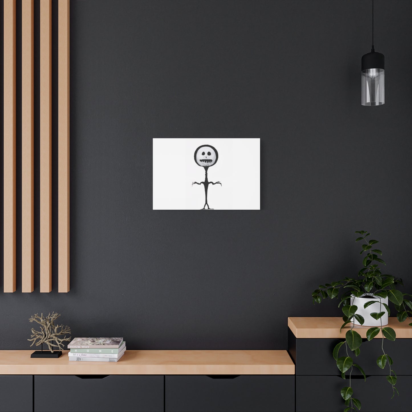 "Slender Stickman" Canvas