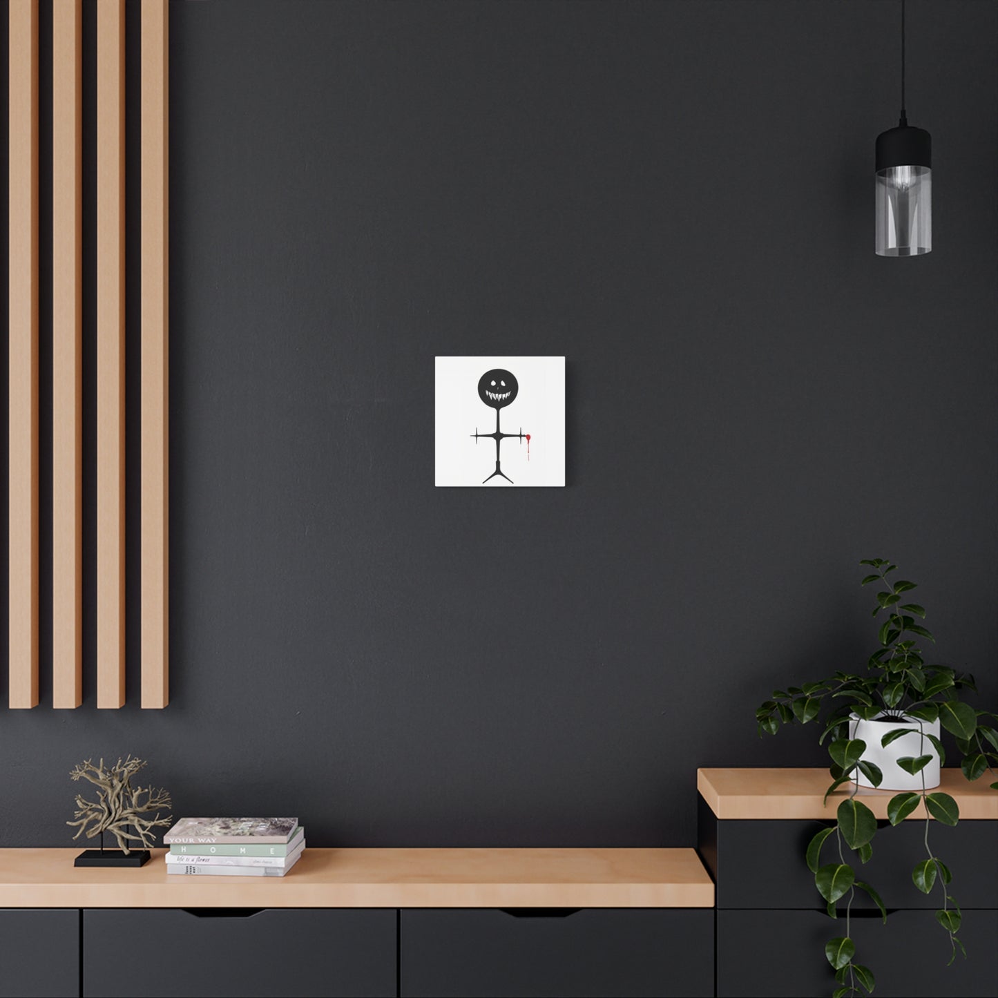 Demon Stickman Canvas Art