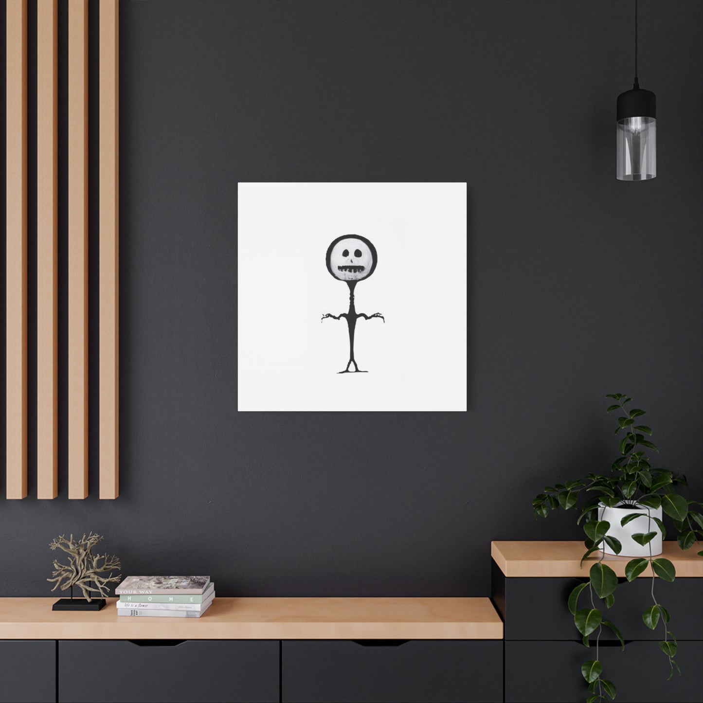 "Slender Stickman" Canvas