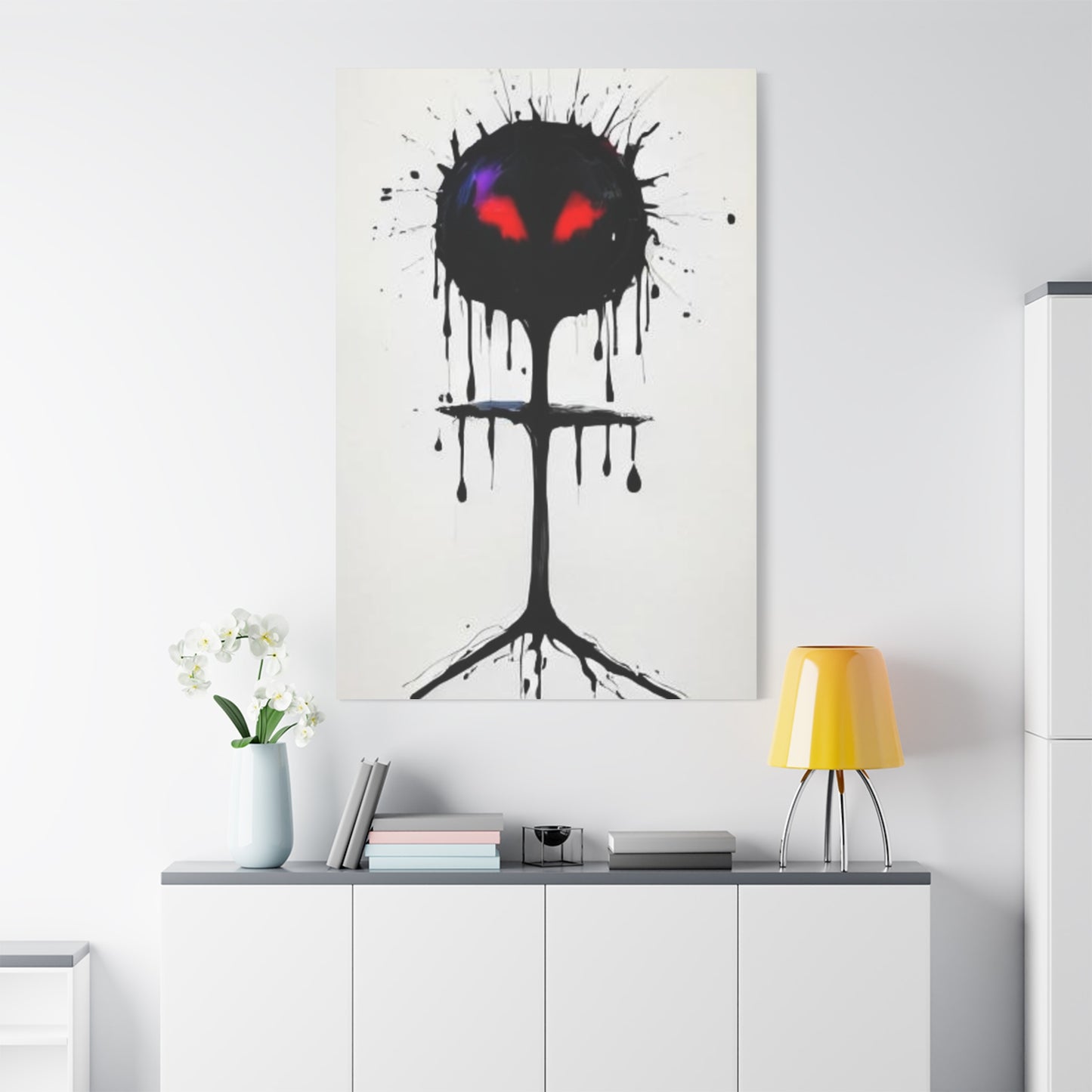 Wall Art Print - Creepy Stickman Figure