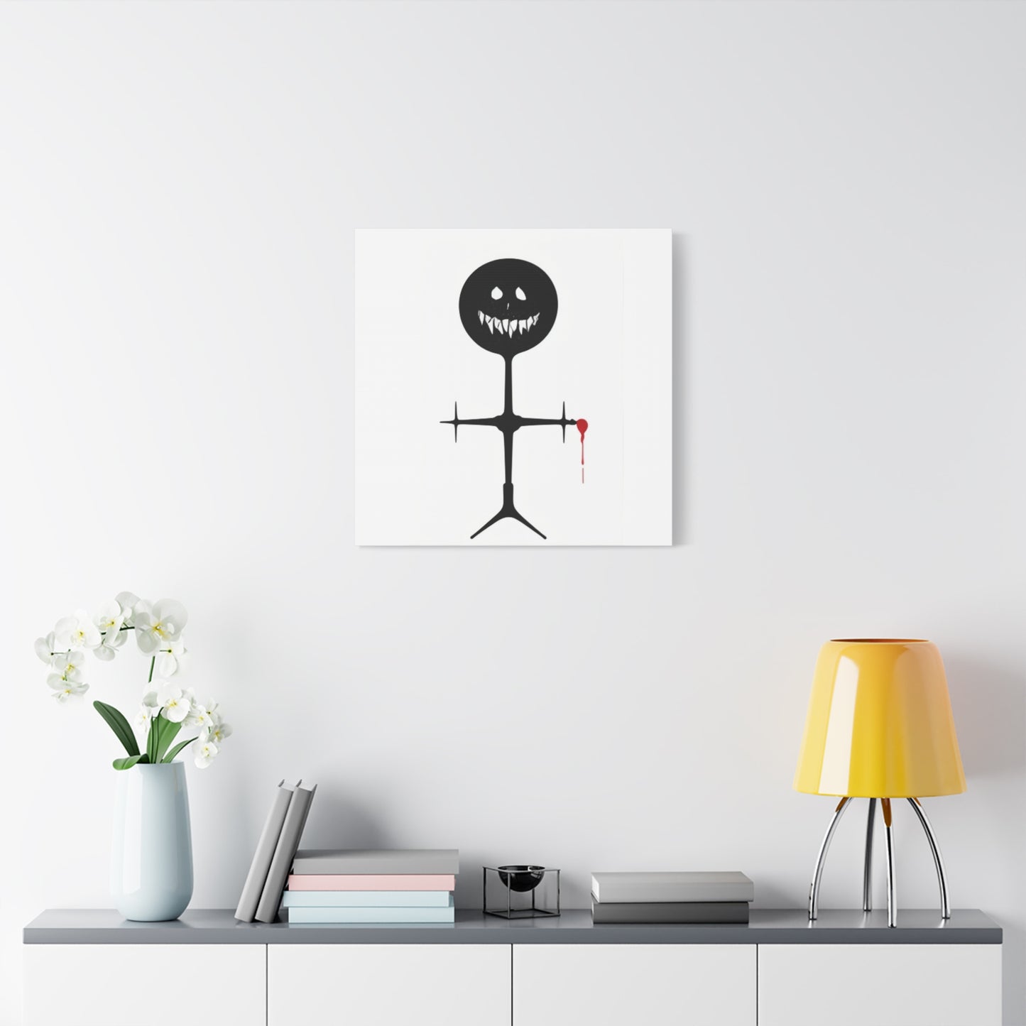 Demon Stickman Canvas Art