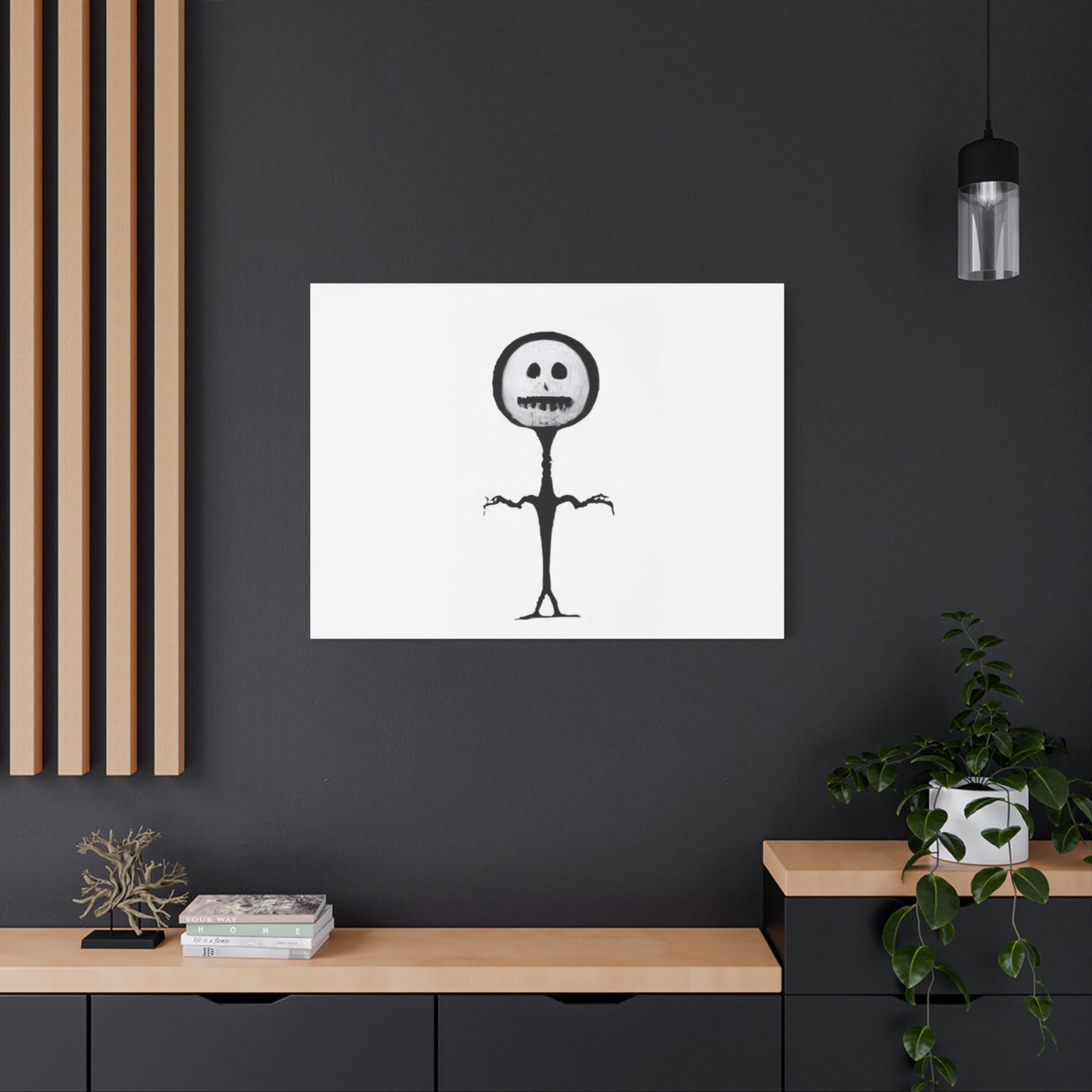 "Slender Stickman" Canvas