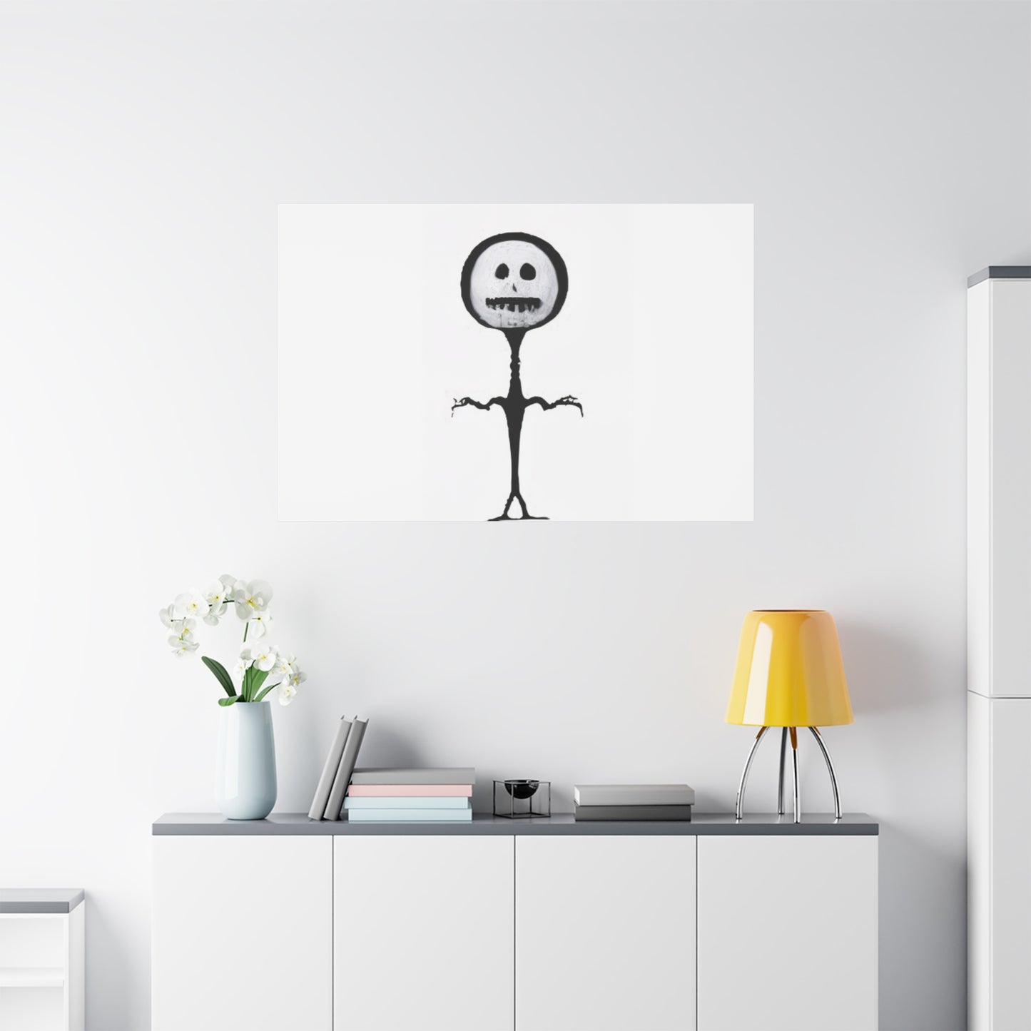 "Slender Stickman" Canvas