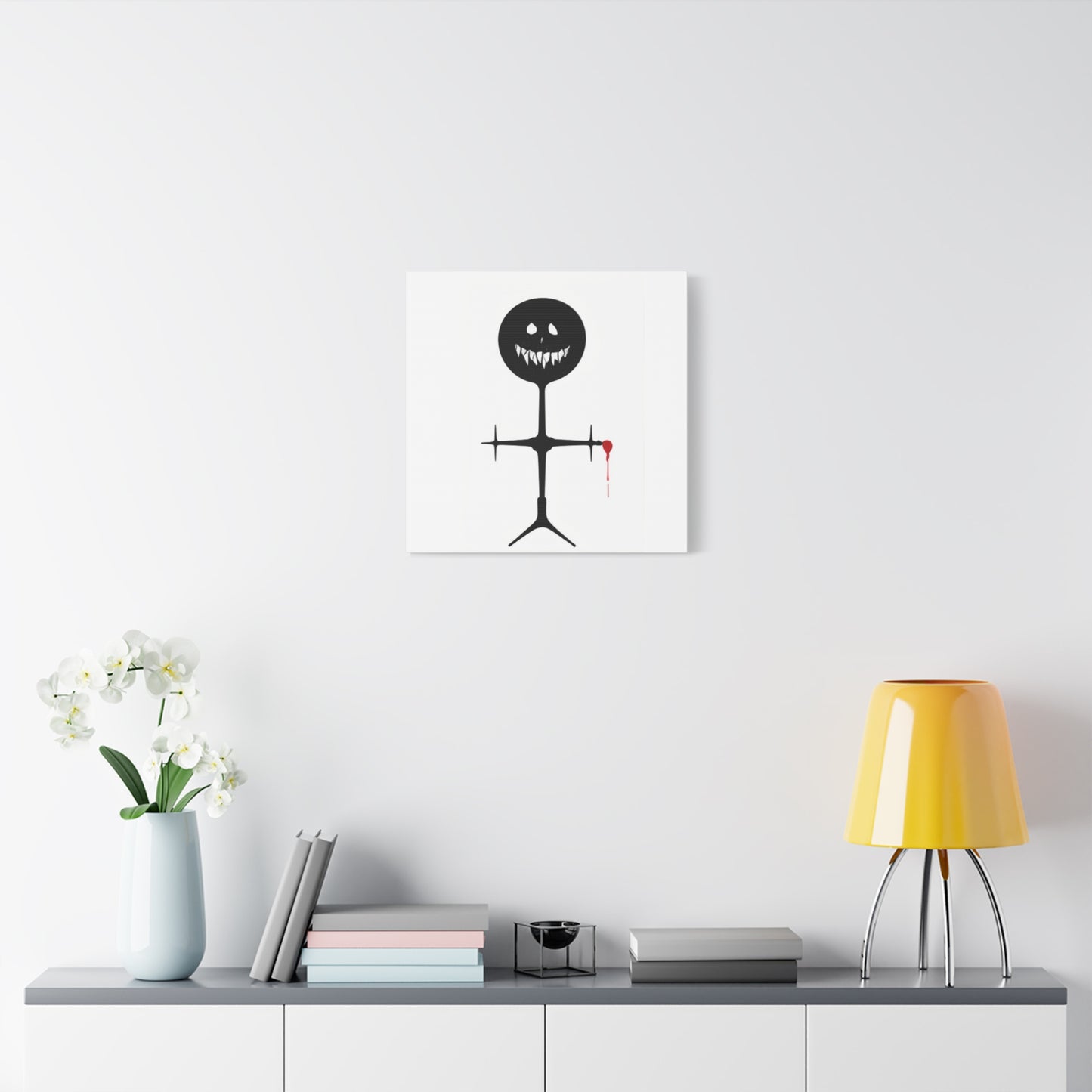 Demon Stickman Canvas Art