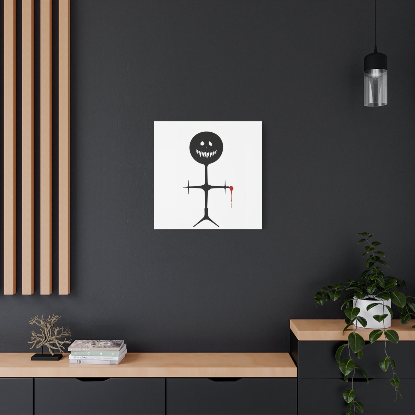 Demon Stickman Canvas Art