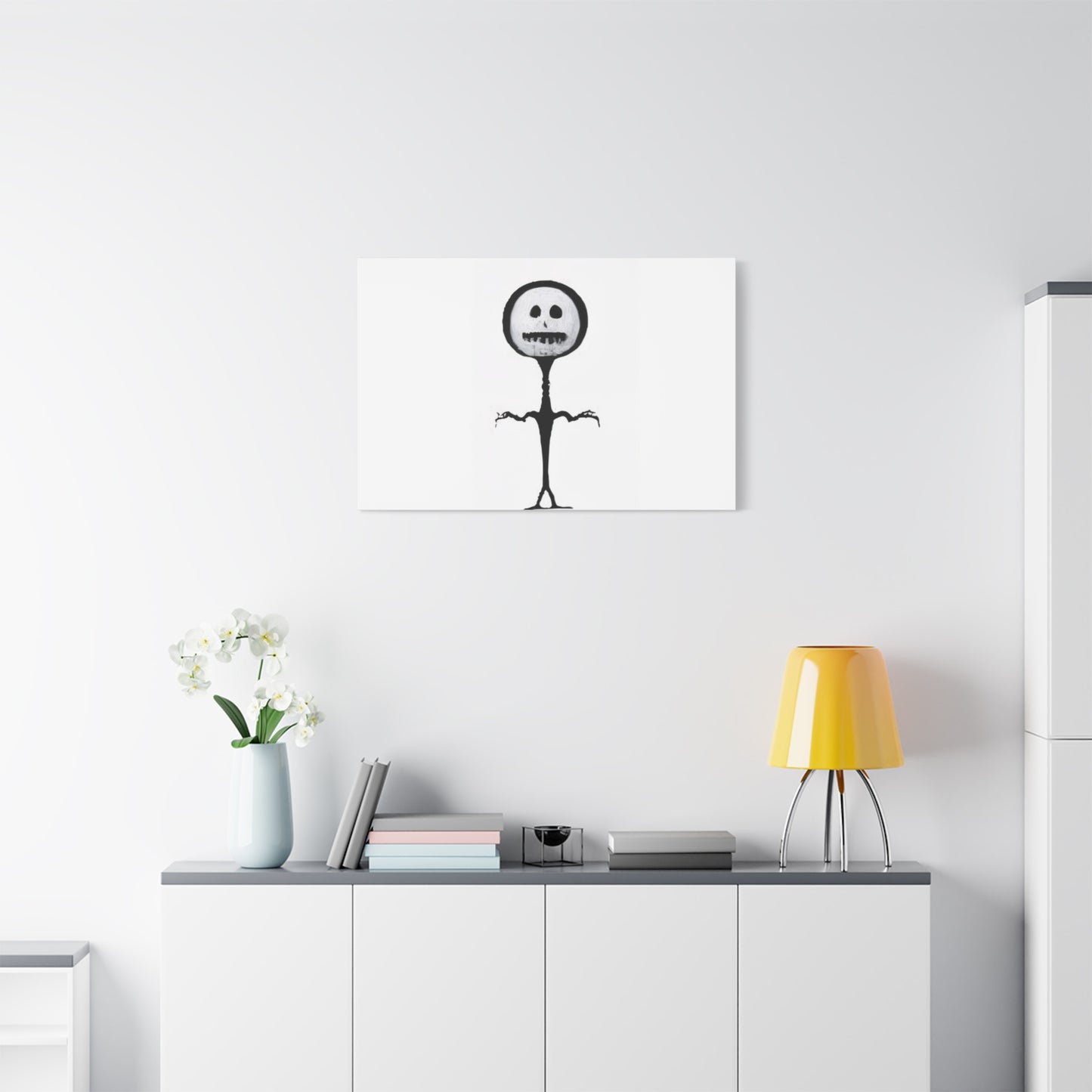 "Slender Stickman" Canvas