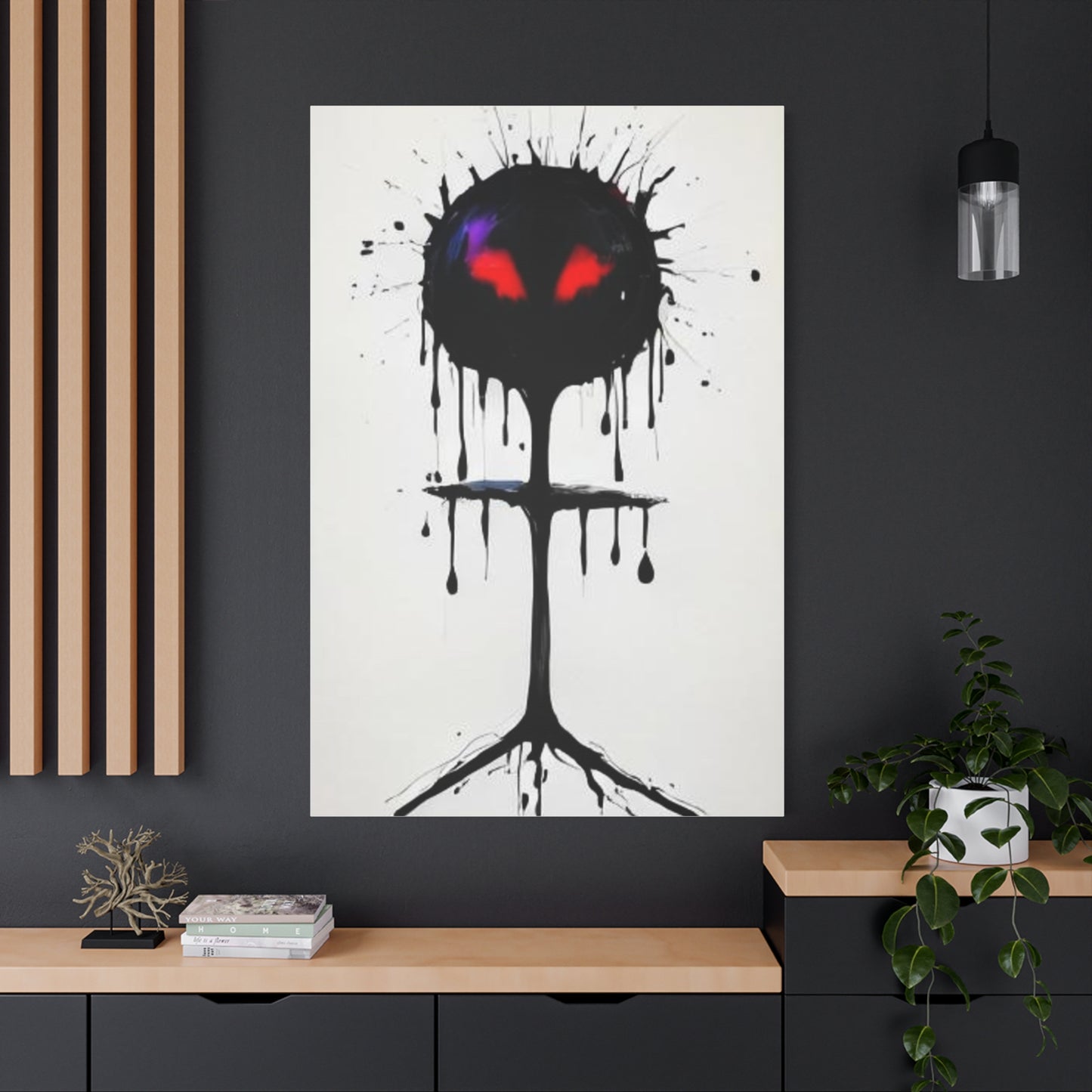 Wall Art Print - Creepy Stickman Figure