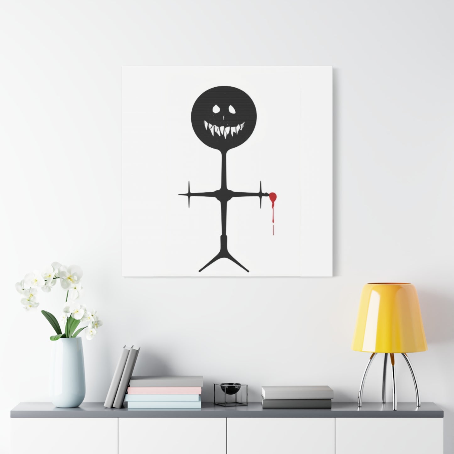 Demon Stickman Canvas Art