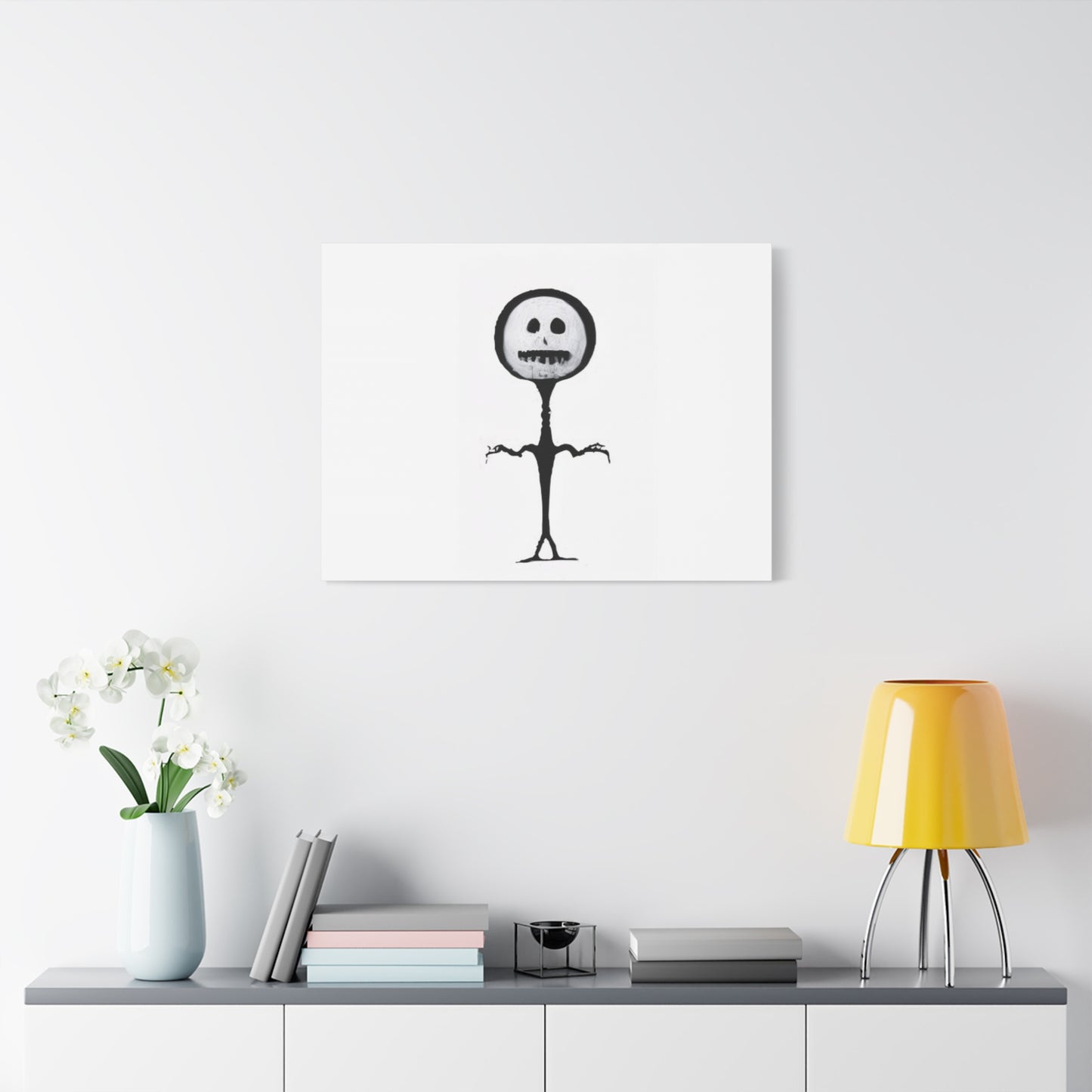 "Slender Stickman" Canvas