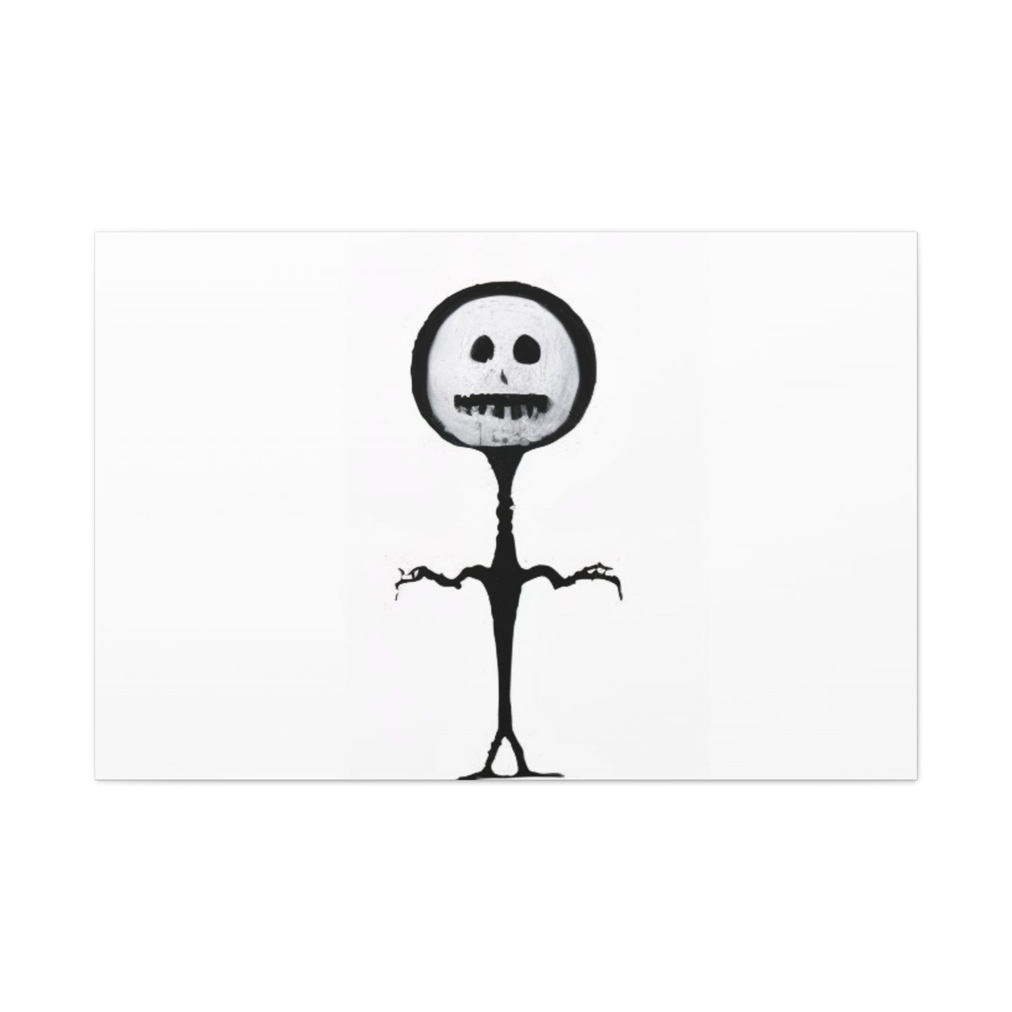 "Slender Stickman" Canvas