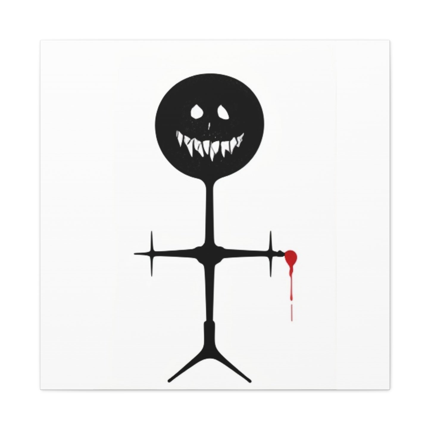 Demon Stickman Canvas Art