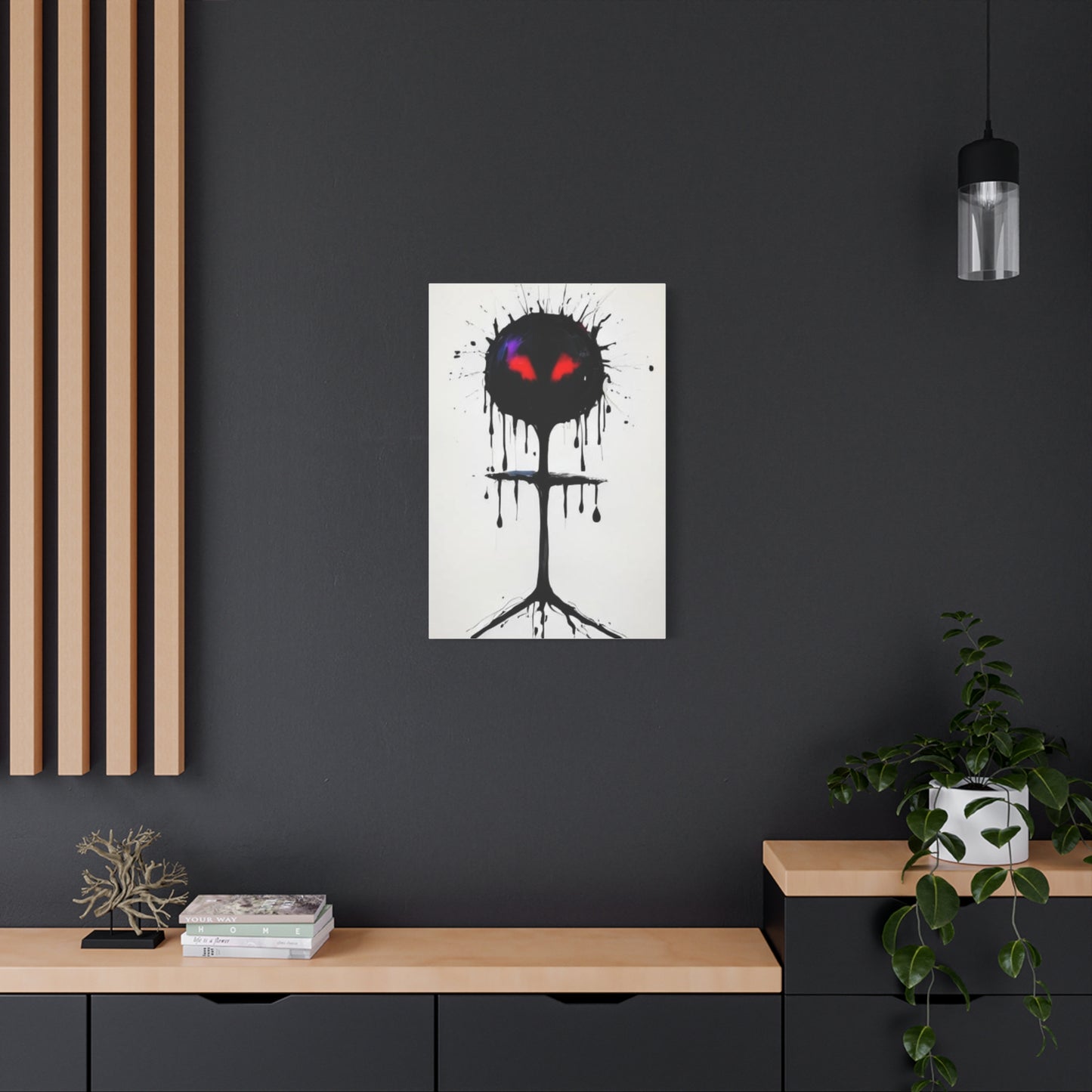 Wall Art Print - Creepy Stickman Figure