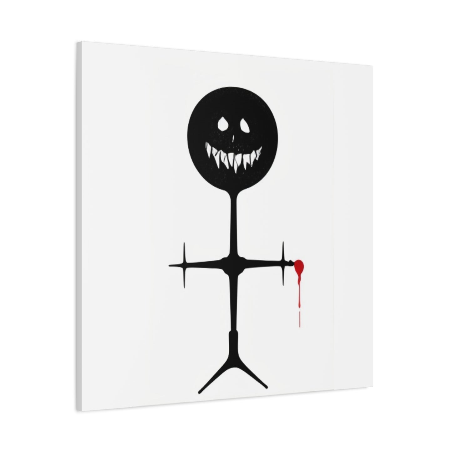 Demon Stickman Canvas Art