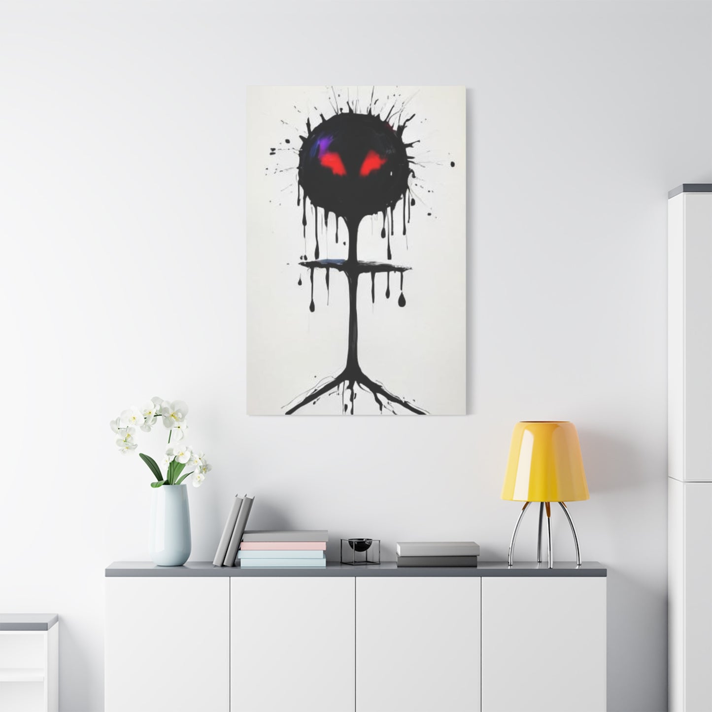 Wall Art Print - Creepy Stickman Figure