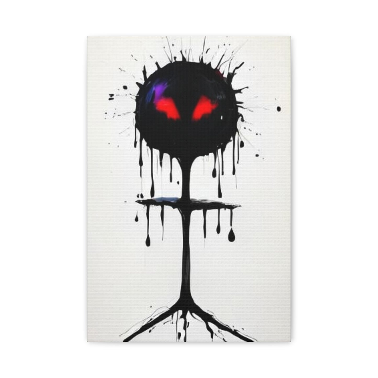 Wall Art Print - Creepy Stickman Figure