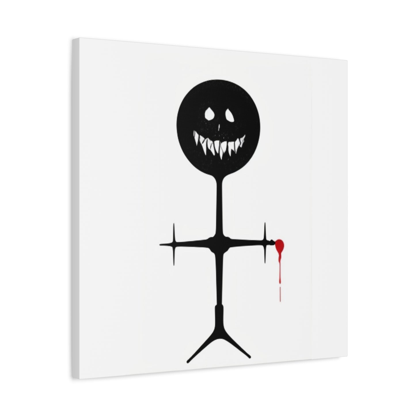 Demon Stickman Canvas Art