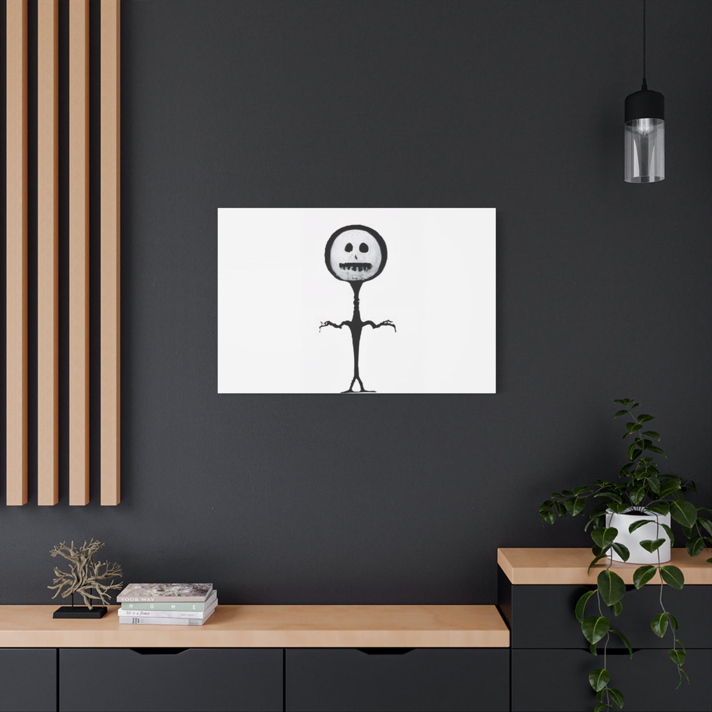 "Slender Stickman" Canvas