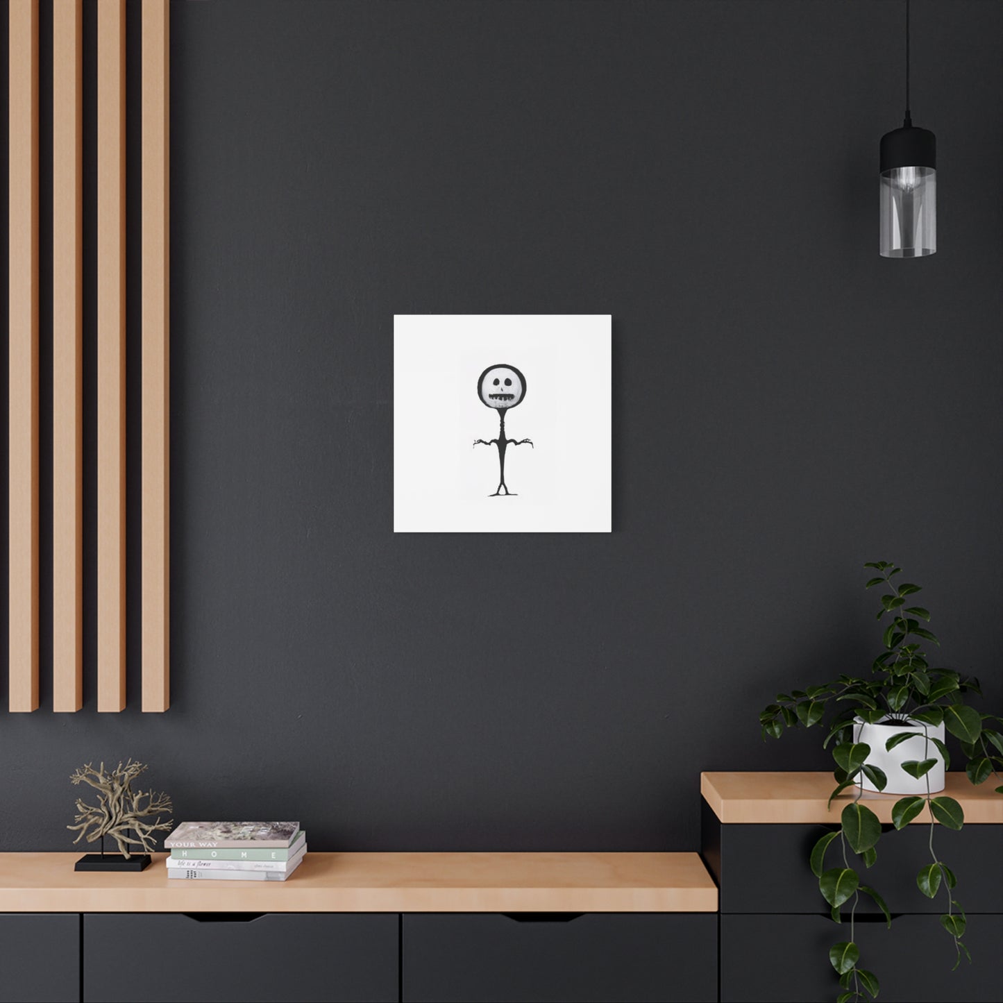 "Slender Stickman" Canvas