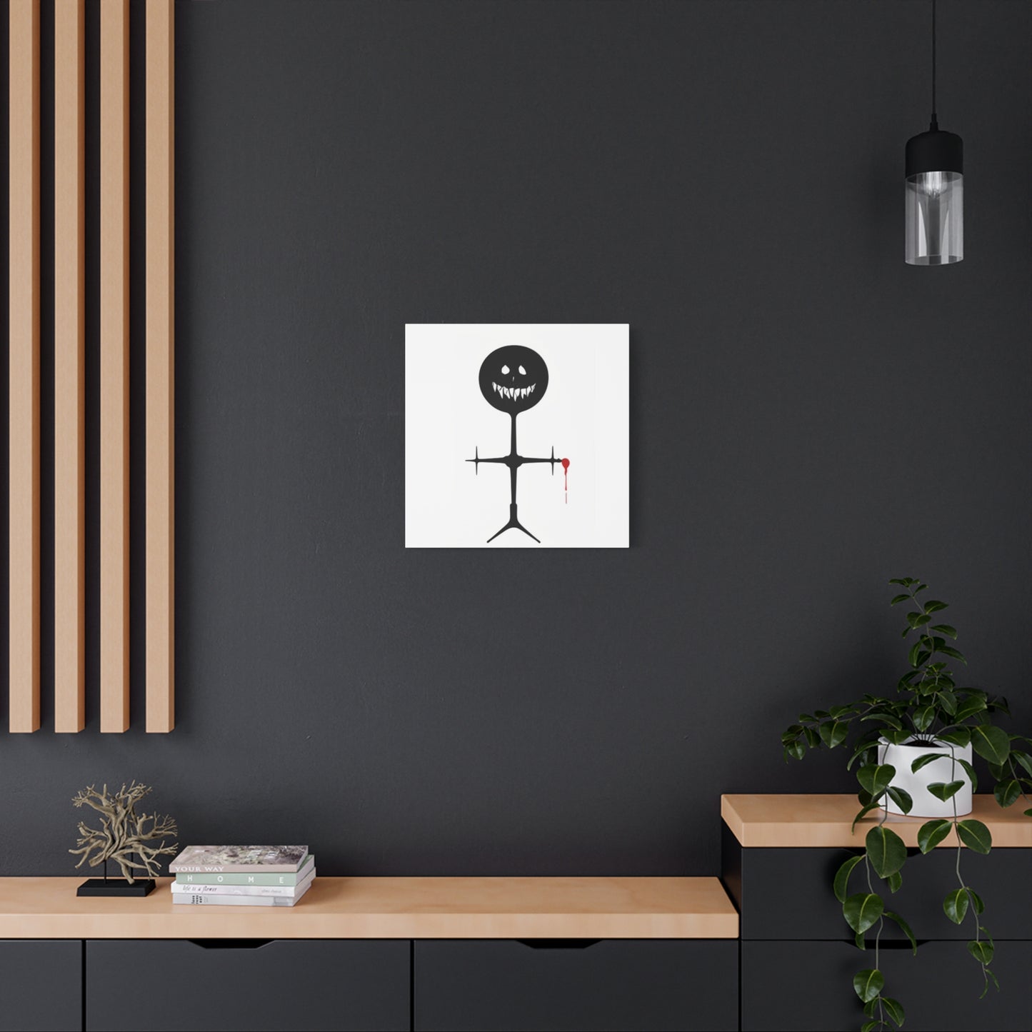 Demon Stickman Canvas Art