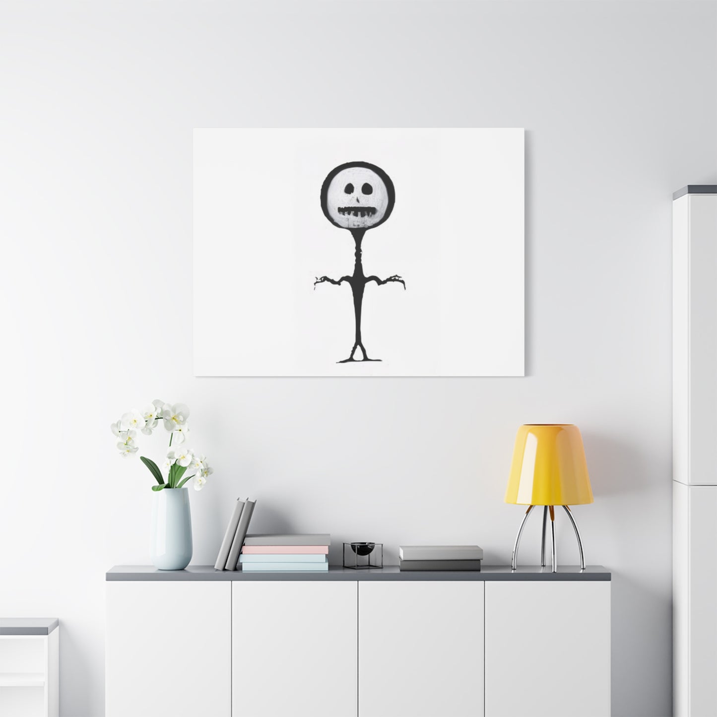 "Slender Stickman" Canvas