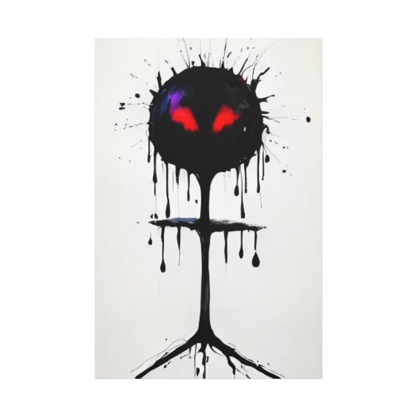 Wall Art Print - Creepy Stickman Figure