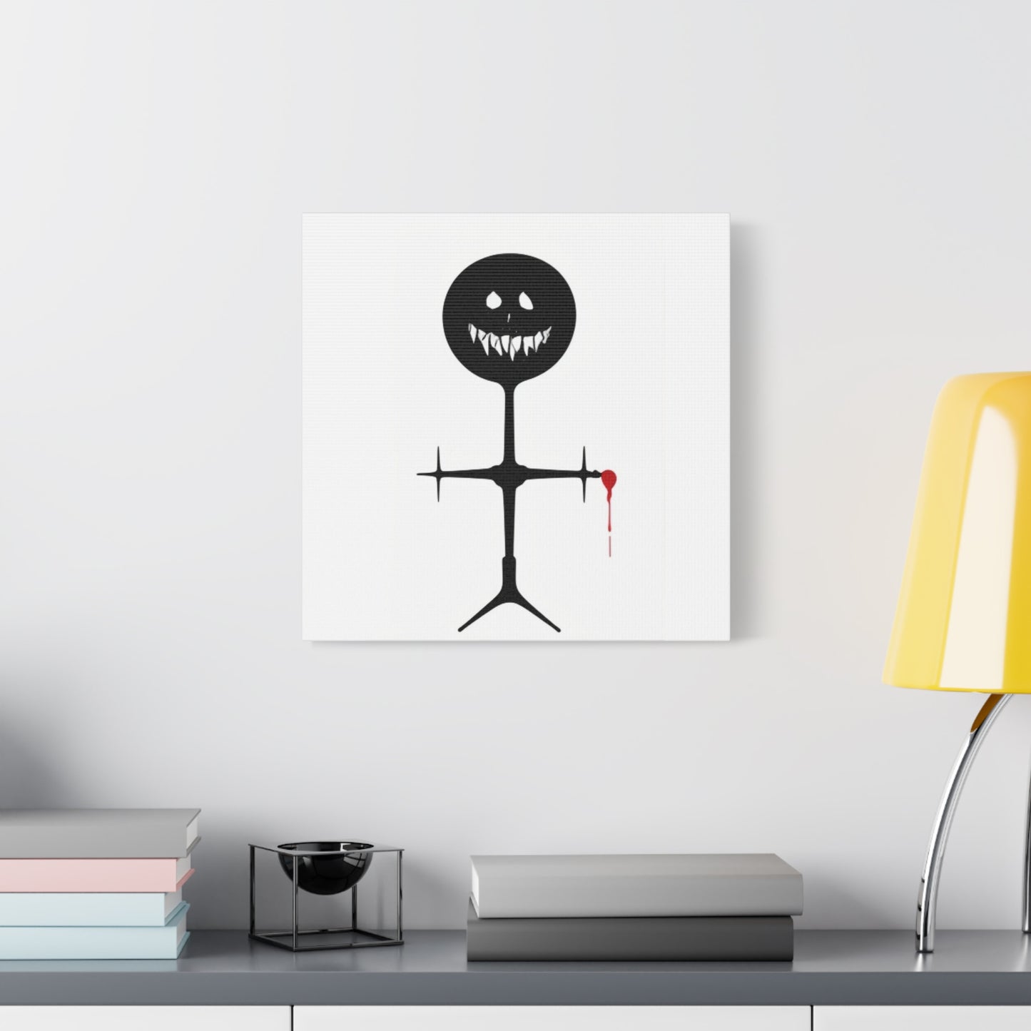 Demon Stickman Canvas Art