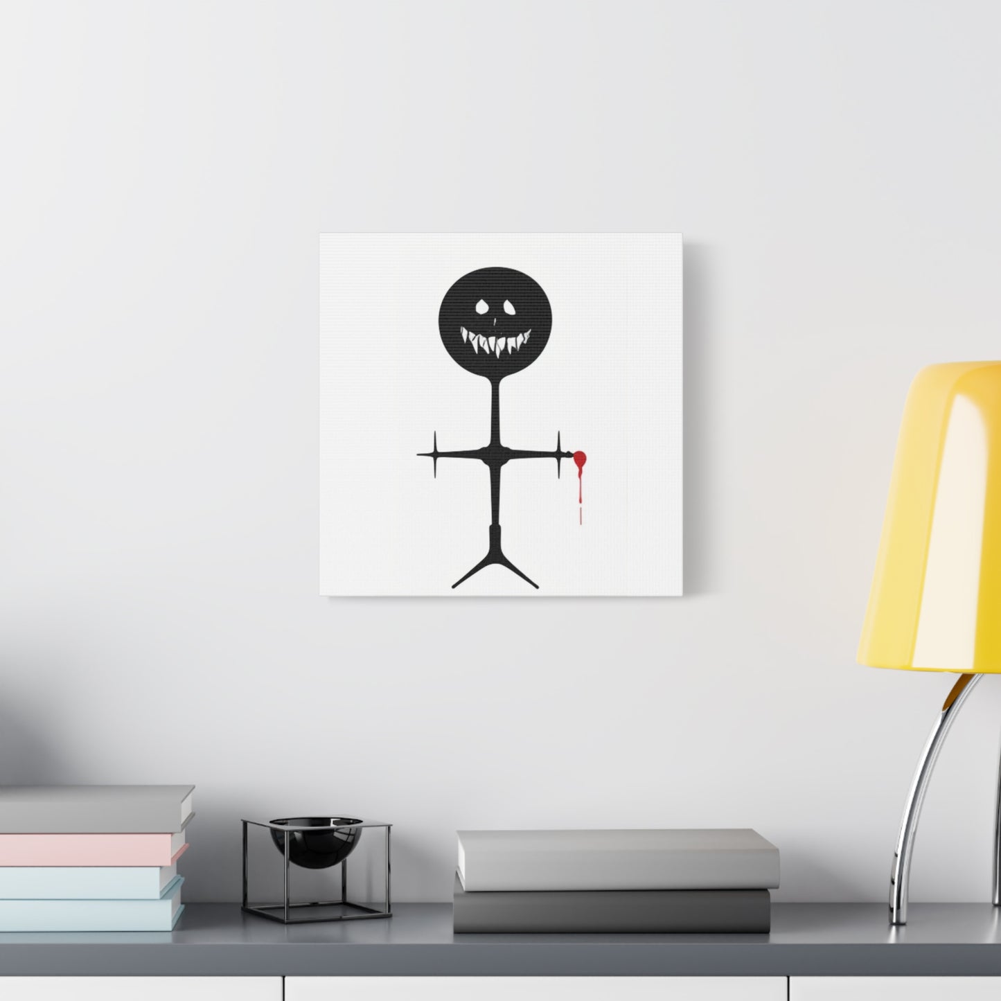 Demon Stickman Canvas Art