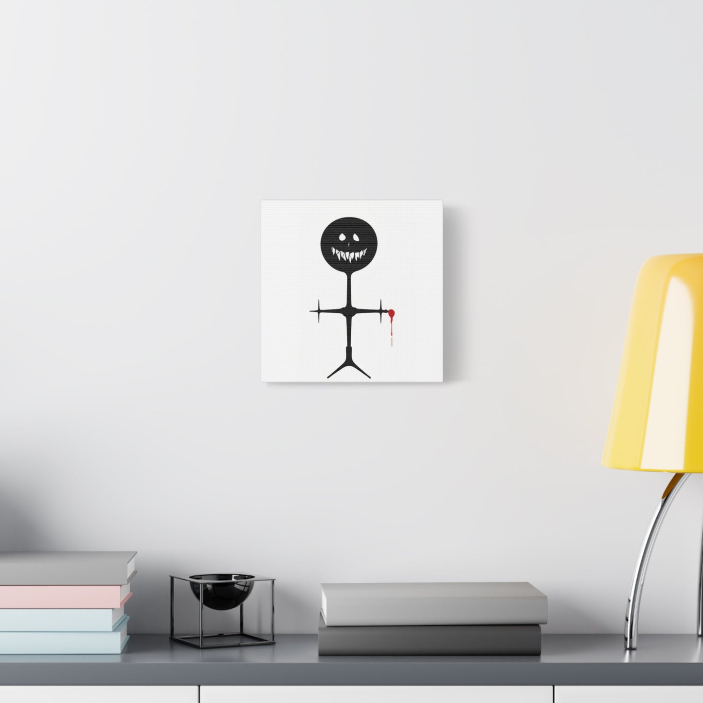 Demon Stickman Canvas Art