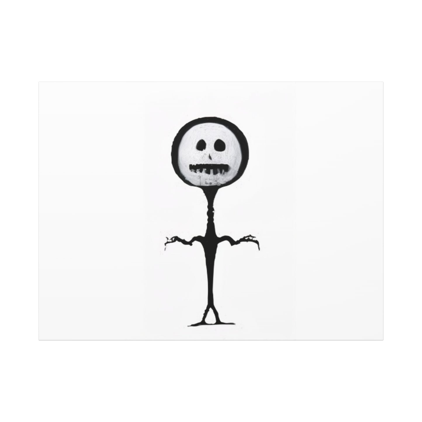 "Slender Stickman" Canvas