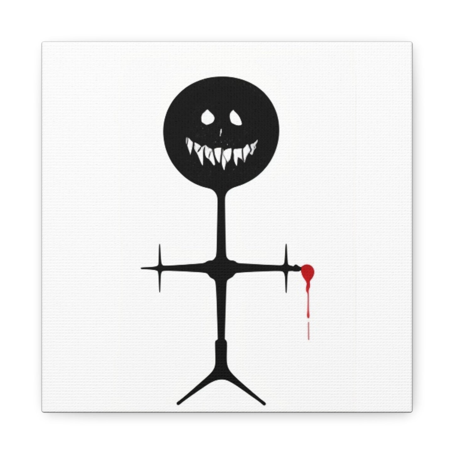 Demon Stickman Canvas Art