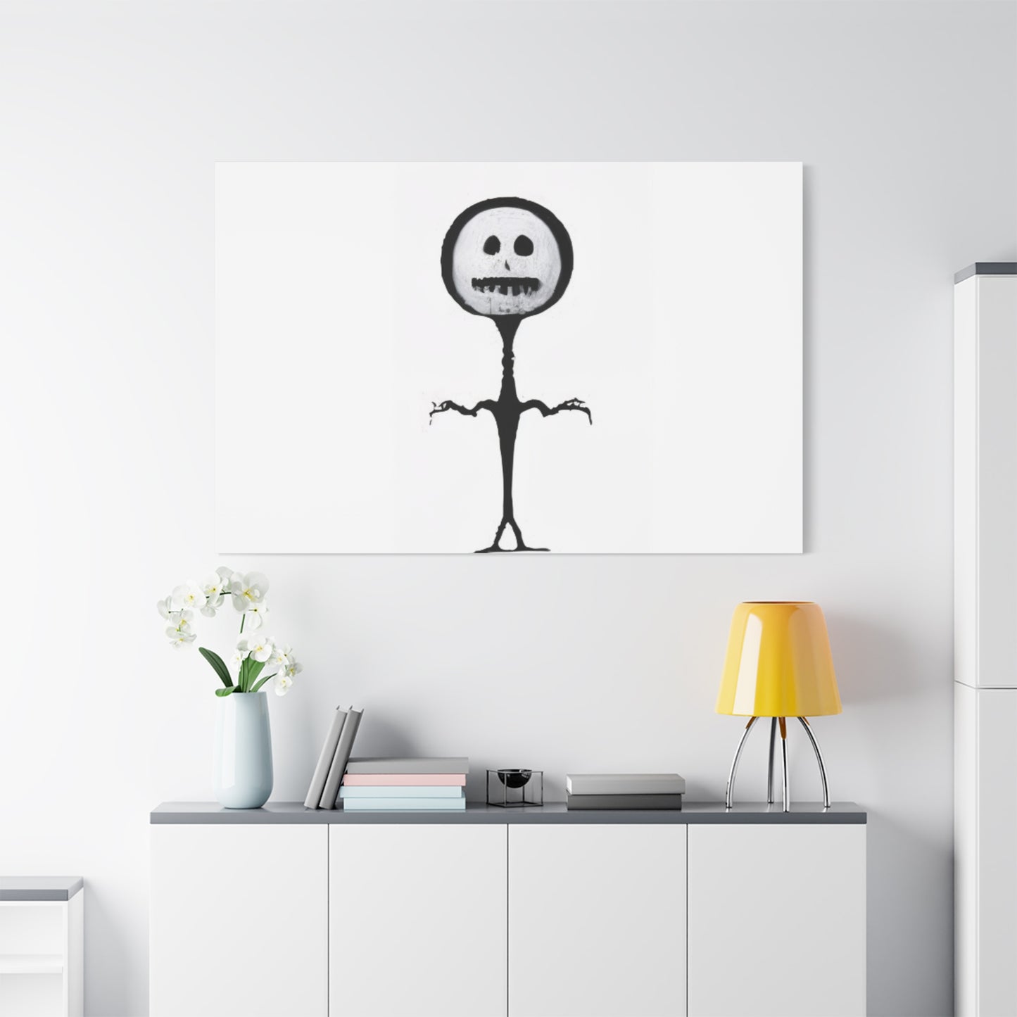 "Slender Stickman" Canvas