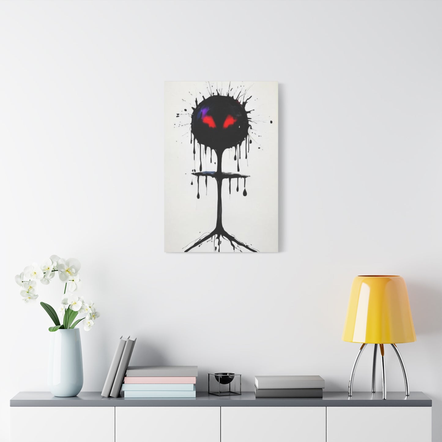 Wall Art Print - Creepy Stickman Figure