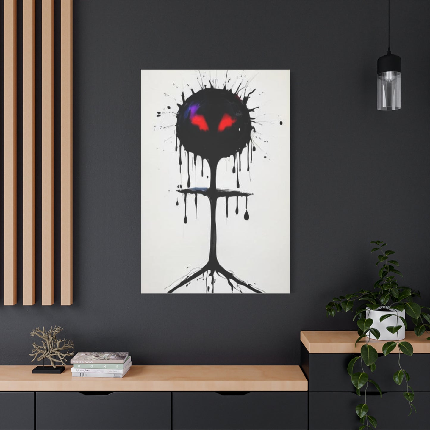 Wall Art Print - Creepy Stickman Figure