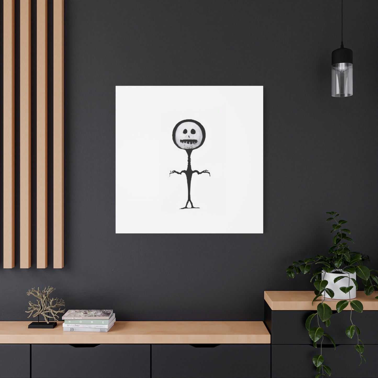 "Slender Stickman" Canvas