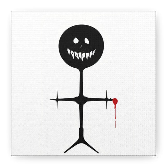 Demon Stickman Canvas Art