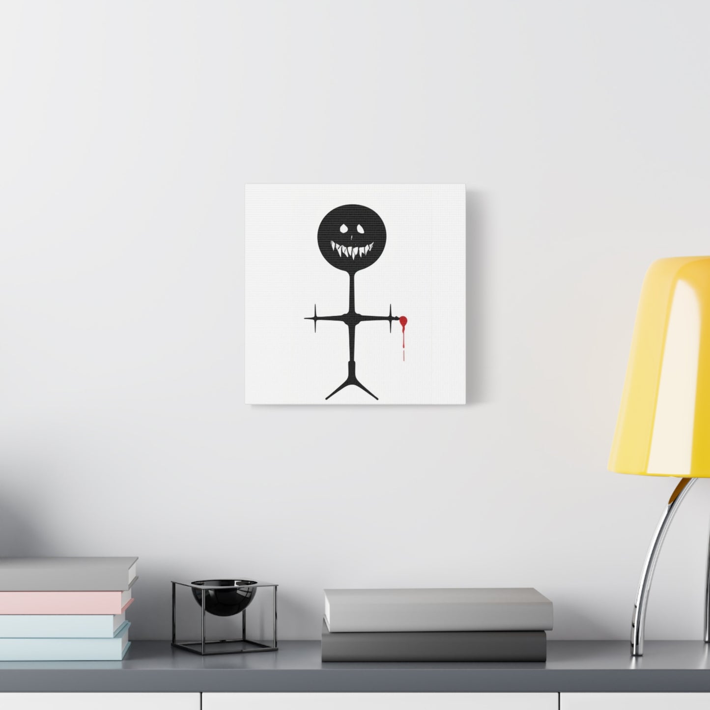 Demon Stickman Canvas Art