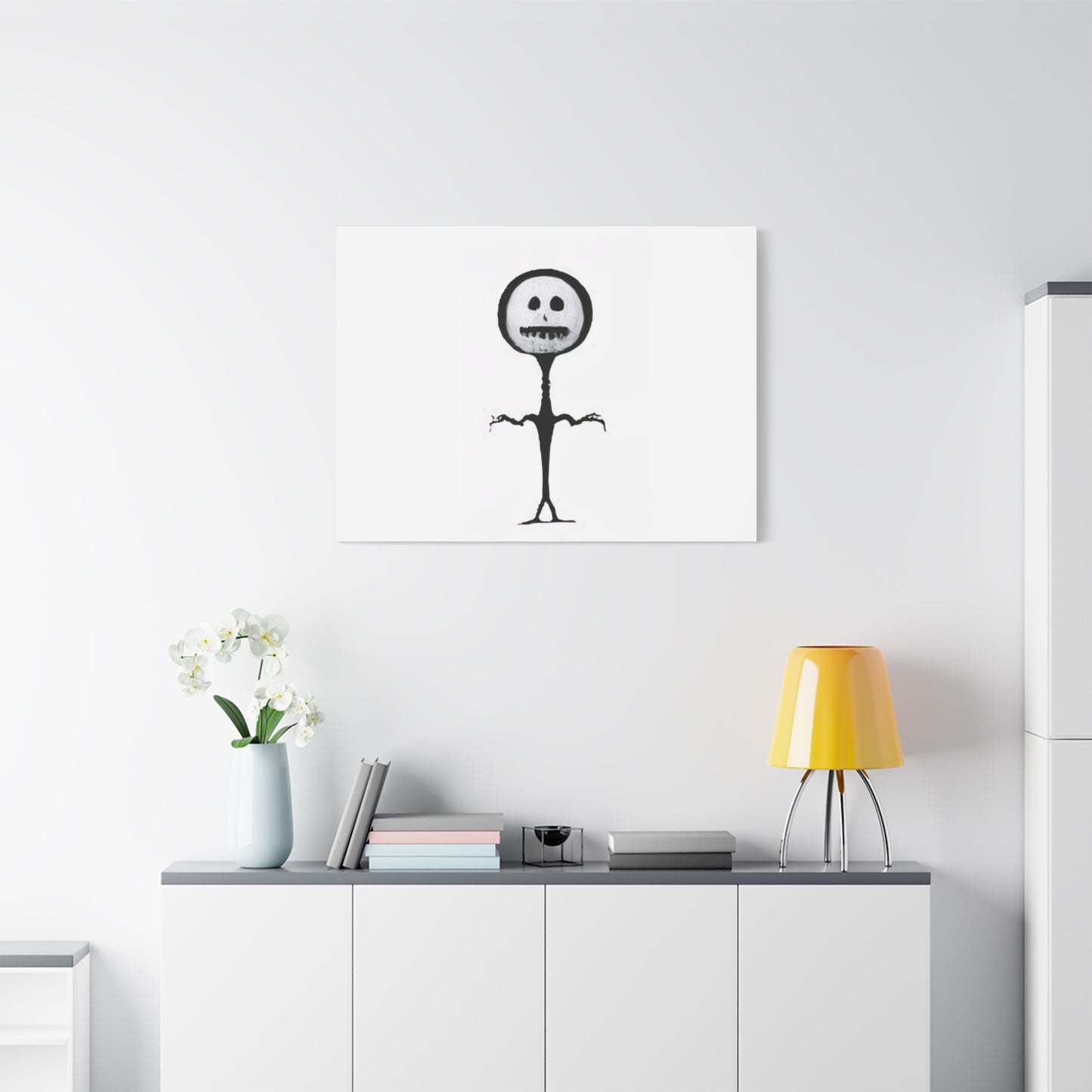 "Slender Stickman" Canvas