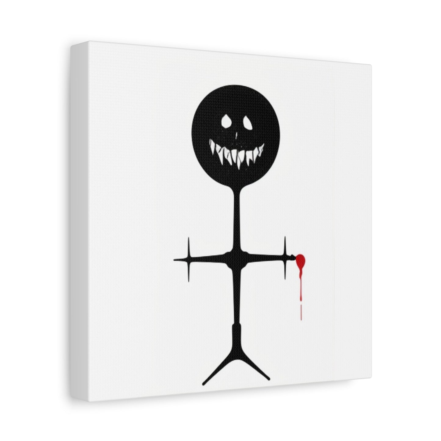 Demon Stickman Canvas Art