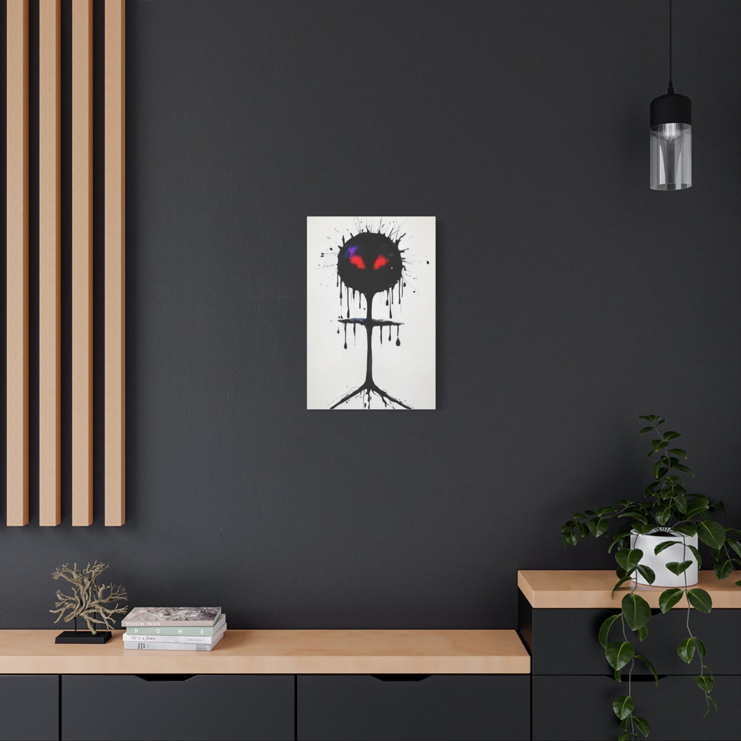 Wall Art Print - Creepy Stickman Figure