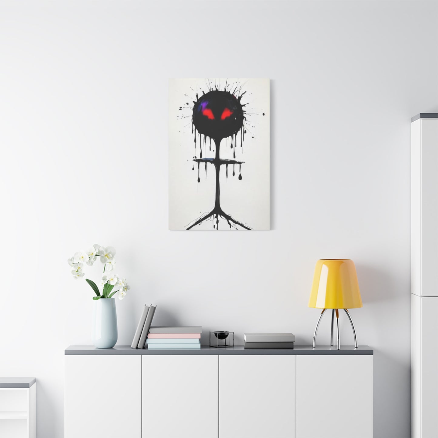 Wall Art Print - Creepy Stickman Figure