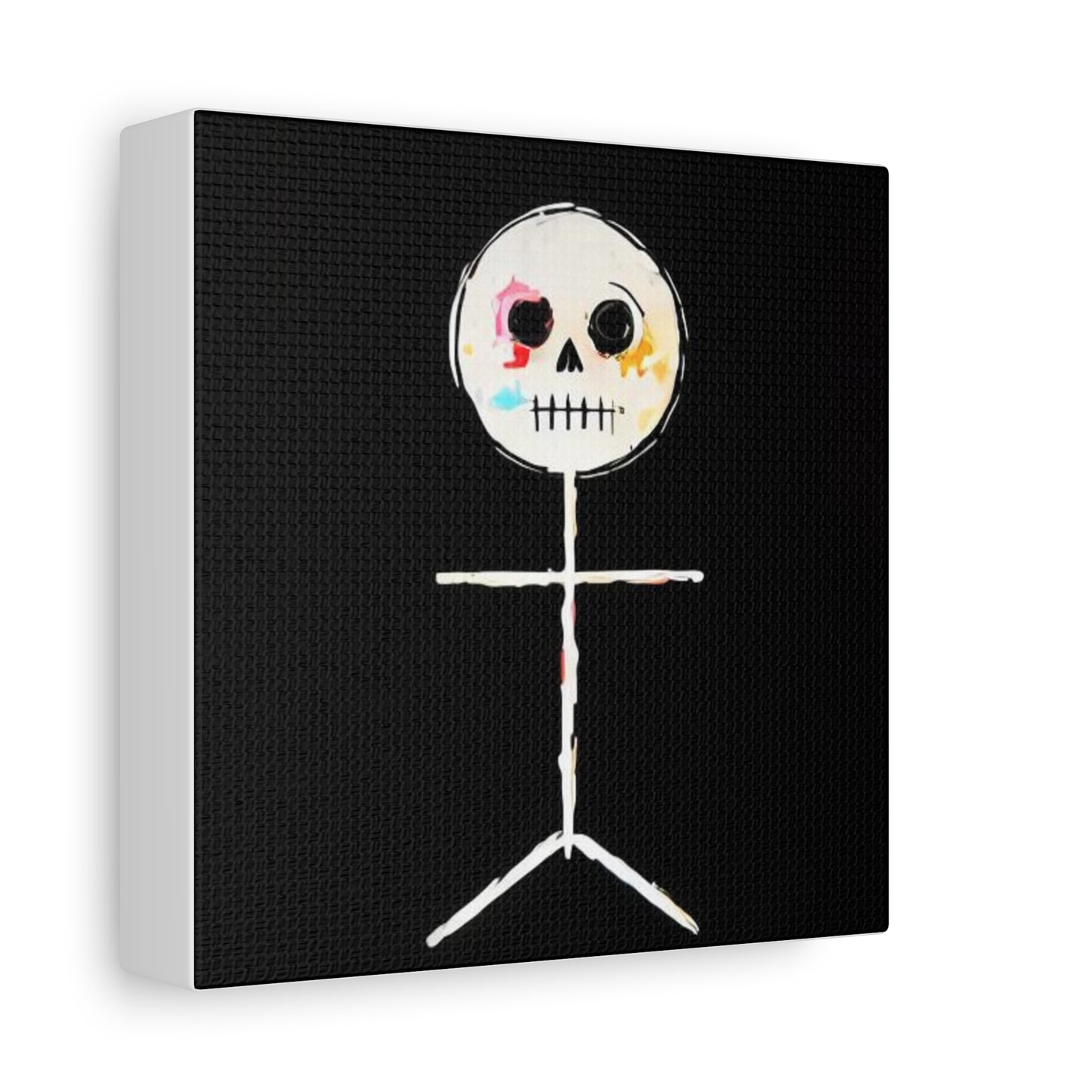 Canvas Print - Spooky Skeleton Stickman