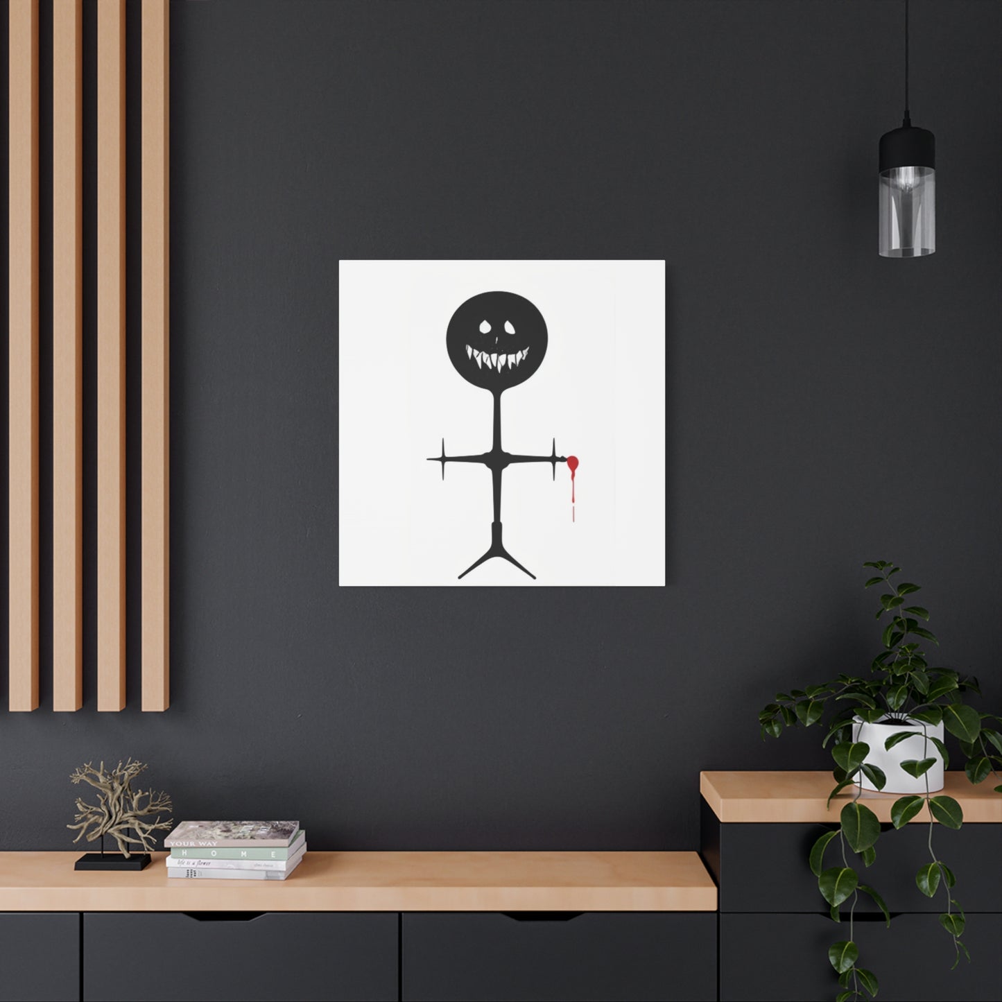 Demon Stickman Canvas Art